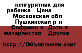 кенгурятник для ребенка › Цена ­ 3 000 - Московская обл., Пушкинский р-н, Софрино п. Дети и материнство » Другое   